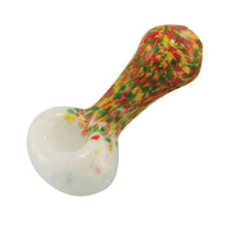 Rasta Color Frit Glass Spoon Pipe