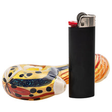 LA Pipes "Dollar Pancake" Dichroic Color-Changing Spoon Glass Pipe