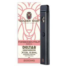 Delta-8 THC Vape Device, 2000mg, Rechargeable/Disposable - Forbidden Fruit