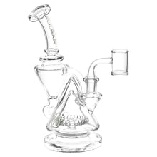 Pulsar Pyramid Baller Recycler Rig - 8" / 14mm F / Clear