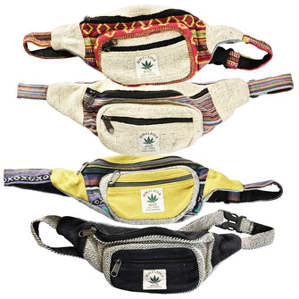 4PC - ThreadHeads Hemp Southwestern Fanny Pack - 13"x4"/Asst