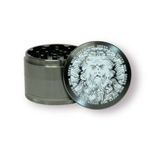 Green Man Gray 4-Piece Aluminum Grinder, 2.5"