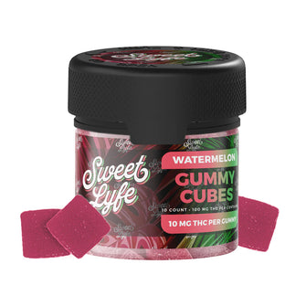 Vegan Gummies 100MG D9 THC- 2oz Jar Watermelon