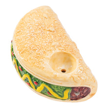 Wacky Bowlz Taco Ceramic Pipe - 3.75"