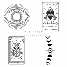 CBD temporary tattoos - The Tarot Collection