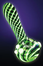 Pulsar UV Candy Stripe Spoon Pipe - 4.5" / Colors Vary