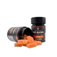 THC Blended 4000MG Infused Gummies Delta 8 / THC-P / Delta 9 - Orange