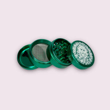 Green Man Green Aluminum 4-Piece Grinder, 2"