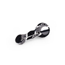 Ritual - 4'' Silicone Spoon Pipe - Black & White Marble