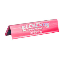 Elements Pink Rolling Papers - King Size Slim - 50PC DISP