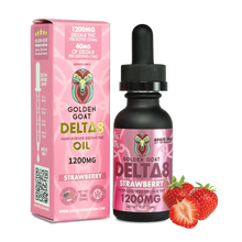 Delta-8 Oil, 1200mg – Strawberry – 30ml, 1oz.