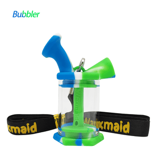 Waxmaid 3″ Silicone Glass Mini Bubbler