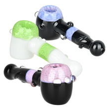 Layered Existence Honeycomb Hammer Hand Pipe - 5.5" / Colors Vary