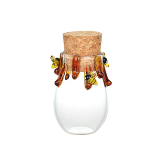 Honey Bee Glass Storage Jar - 3.25"