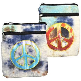 ThreadHeads Tie-Dye Peace String Strap Bag