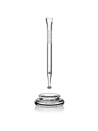 GRAV® Quartz Vape Straw with Dab Dish