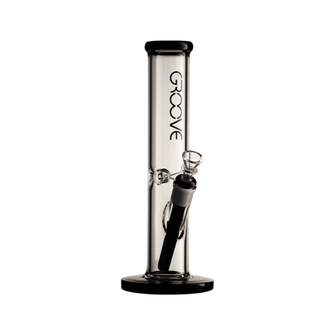 Groove Straight Tube Water Pipe