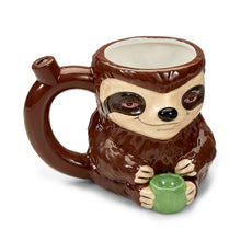 Stoned sloth mug pipe