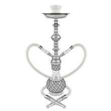 19" Nicolette 2-Hose Premium Hookah - Colors Vary