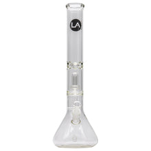 LA Pipes Thick Glass Beaker Showerhead Perc Bong