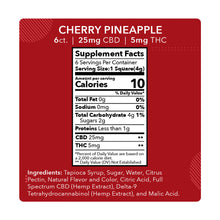 Mdrn Mood Cherry Pineapple - 25mg CBD / 5mg THC (6ct)