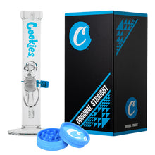 Cookies Original Straight Tube Glass Water Pipe | 13.25" | 14mm F