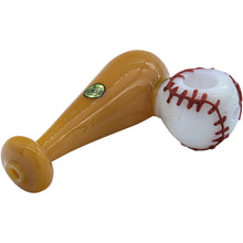 LA Pipes "420 Stretch" Bat & Baseball Glass Pipe