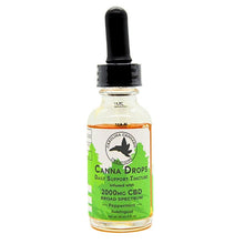 Canna Drops Broad Spectrum 2000mg CBD tincture | Peppermint | Carolina Cannabis Creations