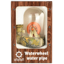 Waterwheel Bell Jar Water Pipe - 6"/14mm F/Designs Vary