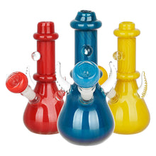 Mini Horns Opal Water Pipe - 5" / 10mm F / Colors Vary