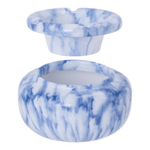 Fujima Moroccan Ceramic Ashtray - Marble Blue / 5"