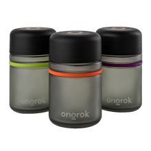 Ongrok Child Resistant Glass Storage Jar, 3 pack x 180ml each