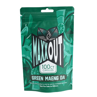 Maxx Out Kratom 100ct Caps  (Retail Bulk 8 pack)