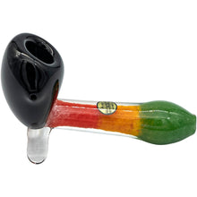 LA Pipes "Sattdown Rasta" Sherlock Glass Pipe