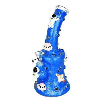 Astronauts 3D Painted Water Pipe - 9.5" / 14mm F