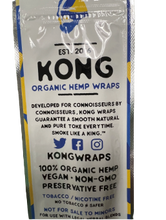 Kong Hemp Organic Herbal Wraps Kush Blueberry Flavor (5 Cnt 2 Per Pack)