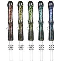 Pulsar Galaxy Glass Dab Straw - 6.5" / Colors Vary