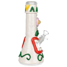 Screamin' Tiki 3D Painted Beaker Water Pipe - 9.75" / Designs Vary