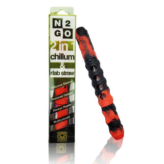 2 In 1 Chillum & Dab Straw N2go