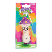 Wacky Bowlz Skull Mushroom Ceramic Pipe - 4"