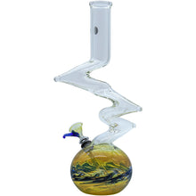 LA Pipes "Switchback" Bubble Base Bong