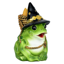 Bewitching Frog Back Flow Incense Burner - 5"