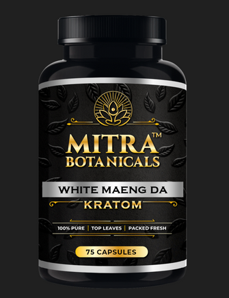 Mitra Botanicals White Maeng Da – Kratom (75 Capsules)