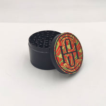 High Society - 4 PC 50mm Ceramic Teflon Coated Grinder - Rasta