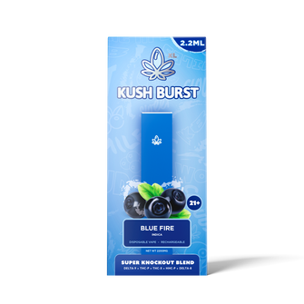 Delta-9 Blue Fire - Knockout Disposable | Kush Burst | 2.2ml