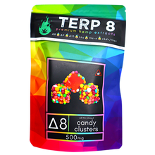 Organic Full Spectrum Delta-8 Infused Candy Clusters [10-Pack  //  500mg]