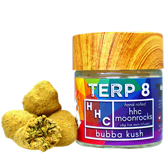 Live Resin Infused HHC Moonrocks - BUBBA KUSH [4 grams]