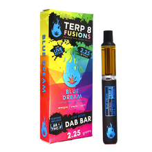 2.25g Blue Dream THC-P + Delta-8 Live Resin Disposable Dab Bar  //  Terp 8 FUSIONS