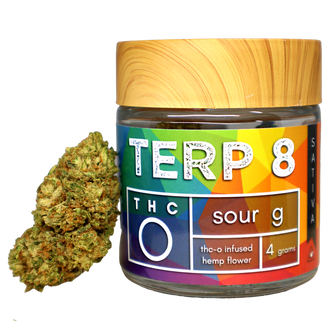 THC-O Infused Hemp Flower - SOUR G [4 grams]