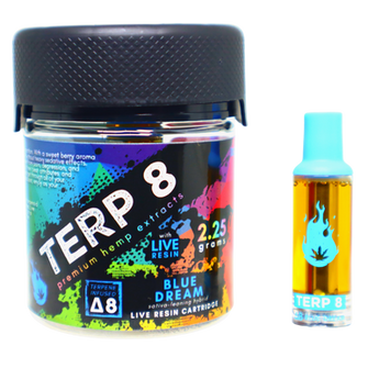 2.25-Gram Blue Dream Delta-8 Live Resin Cartridge